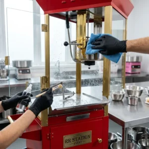Reinigung Popcornmaschine