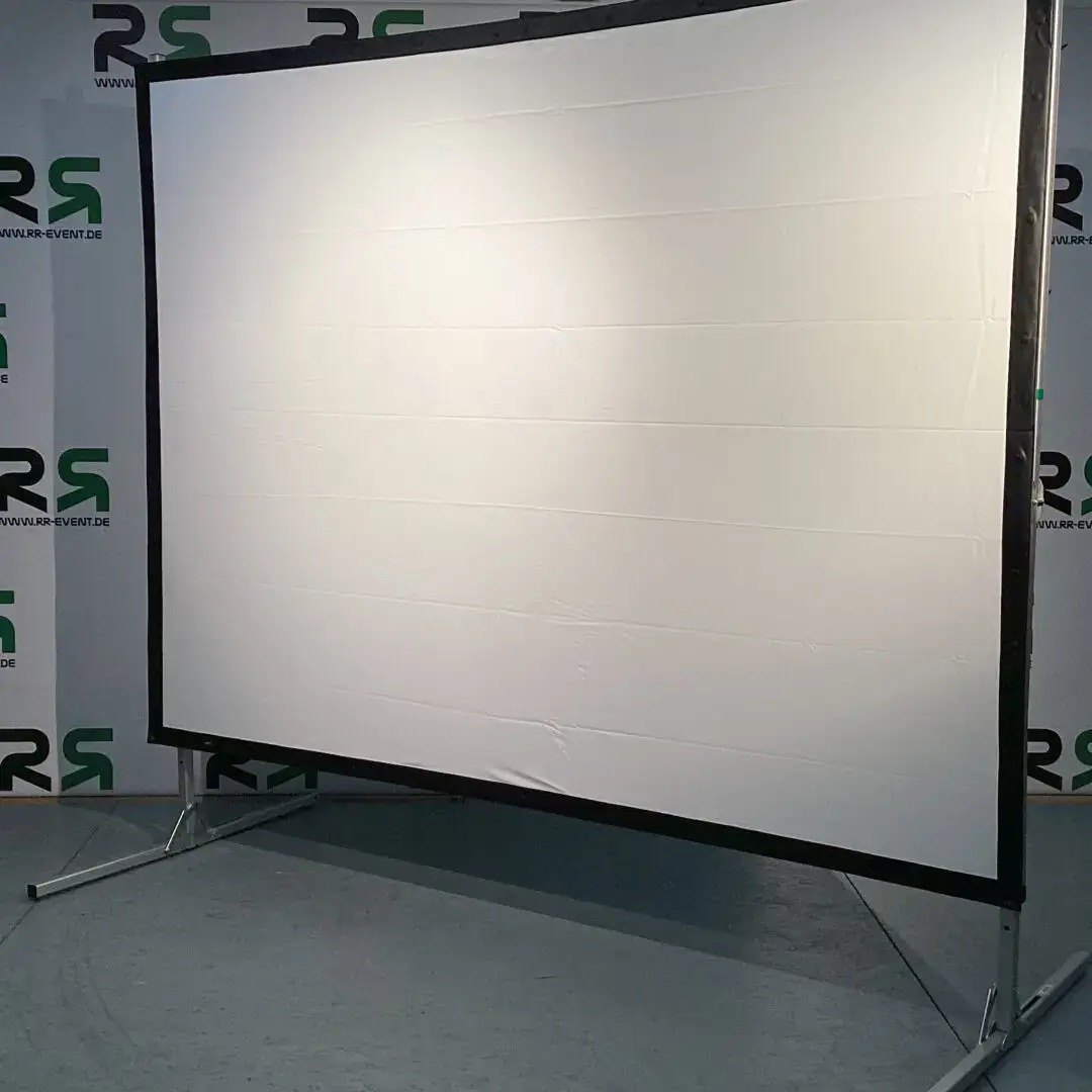Projektionswand aus Oldenburg: Diese hochwertige Leinwand, ideal für Veranstaltungen und Firmenpräsentationen, können Sie flexibel buchen und problemlos für Ihre nächste Veranstaltung ausleihen.