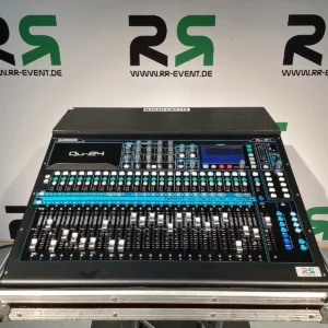 Das professionelle digitale Mischpult-System Allen & Heath Qu-24 in Oldenburg steht bei RR Event zum Verleih bereit – ideal, um Ihre nächste Veranstaltung mit erstklassigem Sound und flexibler Steuerung zu bereichern.